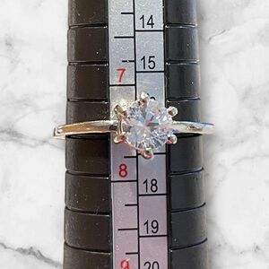 Sparkling Faux Engagement Ring Size 6.5, 7.5 Fashion Jewelry
